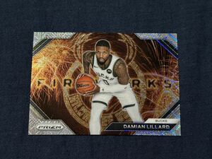 【25枚限定】2023-24 Prizm Damian Lillard Fire Works MOJO Refractor