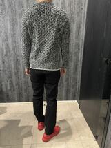 【美品】 tomorrowland tricot ニット 長袖 メンズ woolセーター グレー_画像5