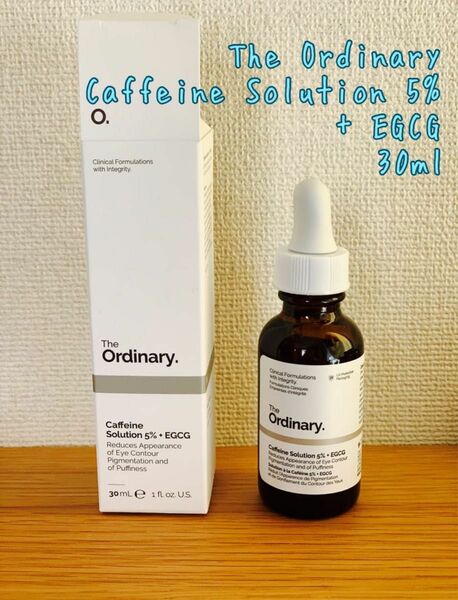 【The Ordinary】Caffeine Solution 5%+EGCG