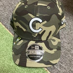 【NEW ERA】（ニューエラ）Chicago Cubs New Era 2021 Armed Forces Day 9FORTY Adjustable Hat【未使用】【送料無料】の画像1