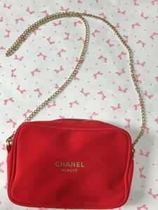 未使用シャネルCHANEL ノベルティポーチショルダーバッグ