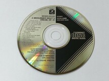 [CD]メンデルスゾーン 真夏の夜の夢 全曲/アンドレ・プレヴィン ロンドン交響楽団/CC33-3289/書き込み有,CSR COMPACT DISC,東芝EMI_画像3