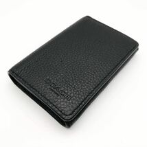 COACH ★大人気★ ビジネス カードケース ブラック BUSINESS CARD CASE 名刺入れ 91308 QB/BK 新品_画像3