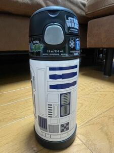 未使用　STAR WARS スターウォーズ R2-D2 ステンレスボトル ステンレス 水筒 THERMOS サーモス ストロー 保冷　355ml キッズ 子供