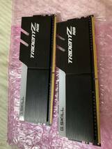 メモリ デスクトップパソコン用 G.SKILL TRIDENT Z RGB DDR4-3200 PC4-25600 8GBx2枚 合計16GB F4-3200C16D-16GTZRX 動作確認済み_画像2