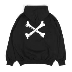 黒 L 新品 WTAPS Cross Bones Hoody Cotton Screen ATDT HPM03S 2022fw ダブルタップス クロスボーン フーディー ブラック 