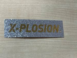 エクスプロージョン　X-PLOSION　ステッカー　小　約9㎝×2.5㎝