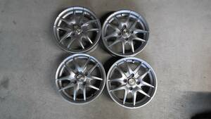 ☆★TRANS　4.5Jx14　＋45　PCD100　4H　アルミホイール　4本セット　中古品★☆