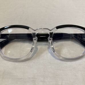 ヴィンテージ スタイル メガネ 46mm 2トーン × クリア 検 TART ARNEL タート アーネル モスコット AO B&L ボシュロム サングラス 眼鏡の画像4