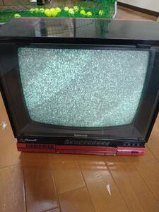 中古現状渡し★ナショナル★カラーテレビＴＨ14-Ｎ39Ｒ★通電確認済★86年1-6月期★昭和レトロ