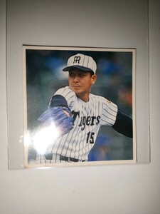 湯舟敏郎　93 セ・リーグポップコーンカード　阪神タイガース