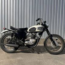 トライアンフT90 書類付き レストア ベース 検）TRIUMPH SR400 XS650 デザートスレッド スクランブラーVMX _画像2