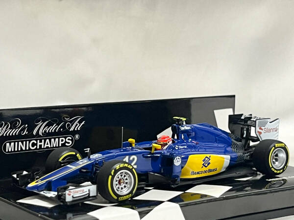 ミニチャンプス 1/43 ザウバー C34 フェラーリ F1グランプリ 2015 フェリペ・ナスル