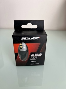 【未使用（箱キズあり）】SEALIGHT T20 led シングル バックランプ ピンチ部違い ２個入りパッケージ