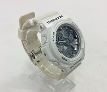 【1円～/稼働品】CASIO カシオ G-SHOCK GA-300 クォーツ メンズ 腕時計 ラバーベルト ホワイト 電池交換済　 K0209_画像3