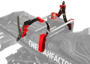 Cheetah Factory Racing カナダ CFR スノーモービル パウサーフ スノーボード キット ラック取り付け用 ブラック 1セット 新品未使用