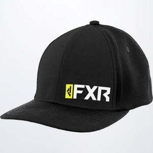 FXR Racing カナダ スノーモービル EVO HAT ベースボール キャップ 帽子 ブラック/イエロー BLACK/HI VIS 211624-1065 ● 新品未使用 