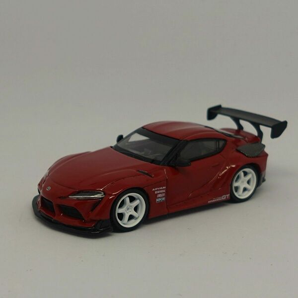 miniGT HKS Toyota GR Supra Renaissance Red