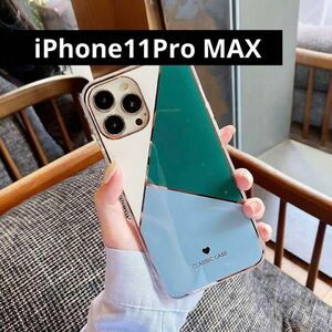 大人気商品！即日発送！かわいい　iPhone 11 Pro Max ケース 韓国 可愛い アイフォン　緑　グリーン　春　カラー