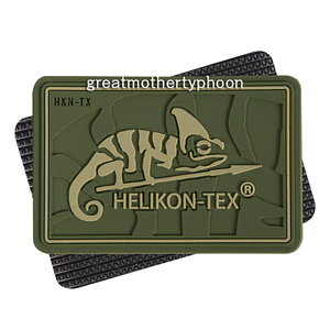 送料コミ追跡アリ◆新品◆ヘリコンテックス ベルクロ ロゴパッチ オリーブグリーン★ポーランド HELIKON-TEX Velcro Logo Patch Olive