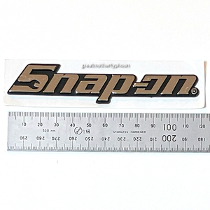 送料コミ追跡アリ◆新品◆スナップオン エンブレム プラ製 11.8cm★snap on snap-on