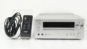 オンキョー CR S1 CD レシーバー チューナー 通電確認済 RECEIVER ONKYO★コンパクト オーディオ 音楽 音響 家電 機器 機材【中古】2598H