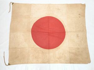 出征 日章 旗 70×86cm 日の丸 古 布 木綿★当時物 大日本 帝国 軍 道具 用品 戦争 時代 昭和 レトロ 資料 愛国心 骨董 雑貨【希少】410G