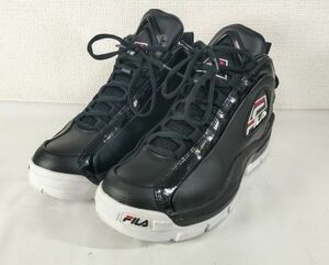 フィラ F0313 グラント ヒル 2 ハイカット スニーカー ブラック 26cm Black 96GL FILA★カジュアル バスケット シューズ 靴【中古】420