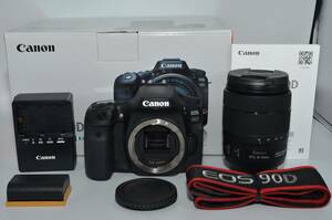 【極上品】 Canon デジタル一眼レフカメラ EOS 90D EF-S18-135 IS USM レンズキット EOS90D18135ISUSMLK　#6654