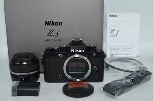 [Специально элегантный из 498 выстрелов] Nikon Z F LK40 (SE) Без зеркала SLR ZF 40 мм комплект для единого фокусировки полноразмерного набора Nikon Black#6655