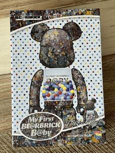 MY FIRST BE@RBRICK B@BY Jackson Pollock Studio Ver.100％ & 400％(メディコムトイ・フィギュア・ベアブリック・千秋)