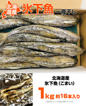 氷下魚 一夜干し 1kg 氷下魚 こまい コマイ 干物 寒海 かんかい カンカイ ヴァフニャ タラ 一夜干し お彼岸 母の日 父の日 BBQ_画像2