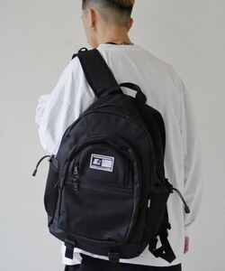 MO/STARTER BLACK LABEL(スターター ブラックレーベル) メッシュポケット BACK PACK リュック ブラック ST-DB002