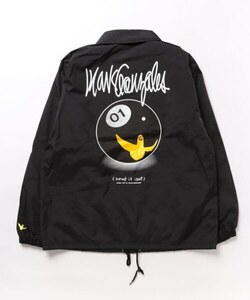 TE/（What it isNt）ART BY MARKGONZALES / 01Ball ゴンバト コーチジャケット BLACK 2H5-63807　Lサイズ