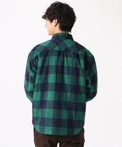  MO/CHUMS(チャムス) Shaggy Check CPO Jacket Lsize Red CH04-1355_画像2