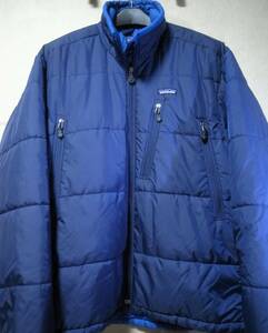 ◎パタゴニア PATAGONIA 83990F4 中綿ジャケット ネイビー系 L（LL）※フードなし