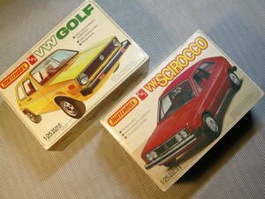 1/25 amt matchbox VW GOLF & SCIROCCO フォルクスワーゲンゴルフ　シロッコ ２キットまとめて