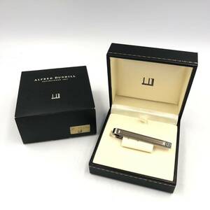 2/16 TC-I1867★dunhill ダンヒル ネクタイピン★アクセサリー/accessory/シルバーカラー/ケース付き/CB0 CE0