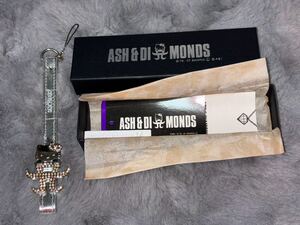 浜崎あゆみ×ASH&DIAMONDS×ハローキティコラボストラップシルバー