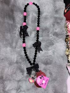  Momo Berry Kitty necklace strap ribbon 