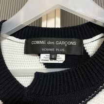 COMME des GARCONS HOMME PLUS 21aw アシメントリー ニット size M コムデギャルソンオムプリュス _画像4