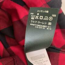 RALPH LAUREN ラルフローレン レディース 長袖シャツ 小さいサイズ XXS ブロックチェック_画像10