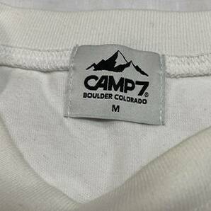 CAMP7 キャンプセブン メンズ 長袖Tシャツ 白 Mサイズ ロンT ホワイトの画像6