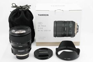 ★ 動作良好★　TAMRON SP 24-70mm F/2.8 Di VC USD G2 Nikon用 元箱付 試写済み