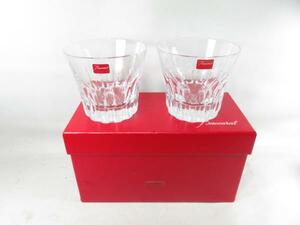 Baccarat　ベルーガ　ペアグラス　未使用品　バカラ　ロックグラス　タンブラー　