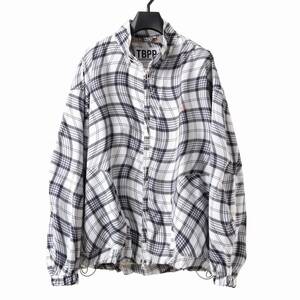 TIGHTBOOTH タイトブース WAVY PLAID JACKET TBPR 定価35200円　セットアップ　WHITE　サイズL TIGHTBOOTH PRODUCTION