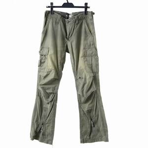 ALPHA INDUSTRIES　アルファ MILITARY TROUSERS VINTAGE BIO-WASHED　ミリタリーカーゴパンツ　ヴィンテージウオッシュ