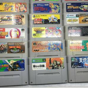 DY943 SFC 任天堂 スーパーファミコン ダブリなし 大量 101本 まとめ 怒りの要塞 天地創造 ロードス島戦記 女神転生 ロックマンX 他 おまけの画像2