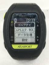 DY-758 動作品 ユピテル ATLASPORT アトラスポルト GOLFNAVI ゴルフナビ AGN-Watch 本体のみ_画像1