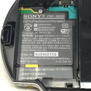 DY-776 動作品 SONY PSP-3000 ピアノ・ブラック Playstation Portable 本体のみ 初期化済の画像8